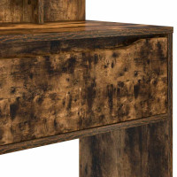 Produktbild för Sängrum Smyckesbord Rökt ek 80 x 39,6 x 135 cm Konstruerat trä