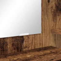 Produktbild för Sängrum Smyckesbord med låda Gammalt trä 80 x 39,6 x 135 cm