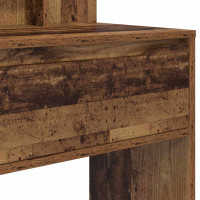 Produktbild för Sängrum Smyckesbord med låda Gammalt trä 80 x 39,6 x 135 cm