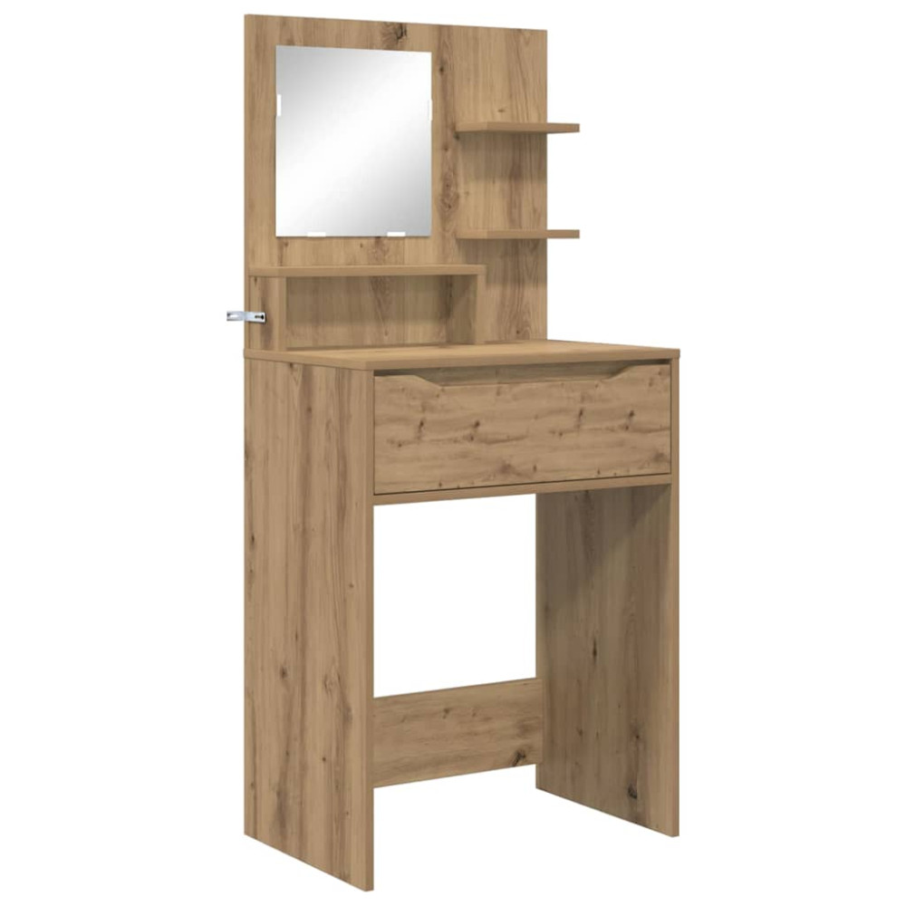 Produktbild för Sängrum Smyckesbord med låda Artisan Ek 80 x 39,6 x 135 cm