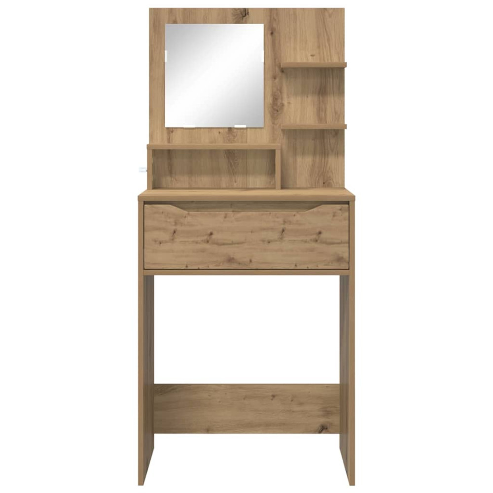 Produktbild för Sängrum Smyckesbord med låda Artisan Ek 80 x 39,6 x 135 cm