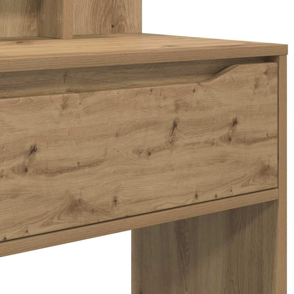 Produktbild för Sängrum Smyckesbord med låda Artisan Ek 80 x 39,6 x 135 cm