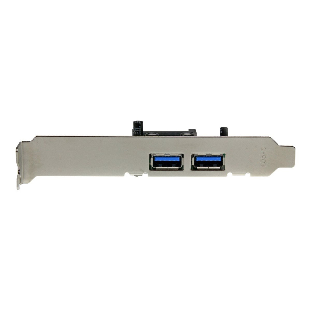Produktbild för Startech PCI Express (PCIe) SuperSpeed USB 3.0-kortadapter med 2 portar och UASP – SATA-ström - USB-adapter - PCI Express x1 - USB 3.0 x 2
