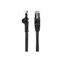 Produktbild för StarTech.com 7m LSZH CAT6 Ethernet Cable, 10 Gigabit Snagless RJ45 100W PoE Network Patch Cord with Strain Relief, CAT 6 10GbE UTP, Black, Individually Tested/ETL, Low Smoke Zero Halogen - Category 6 - 24AWG - patch-kabel - 7 m - svart