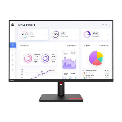 Lenovo Lenovo ThinkVision T32p-30 - LED-skärm - 4K - 31.5"