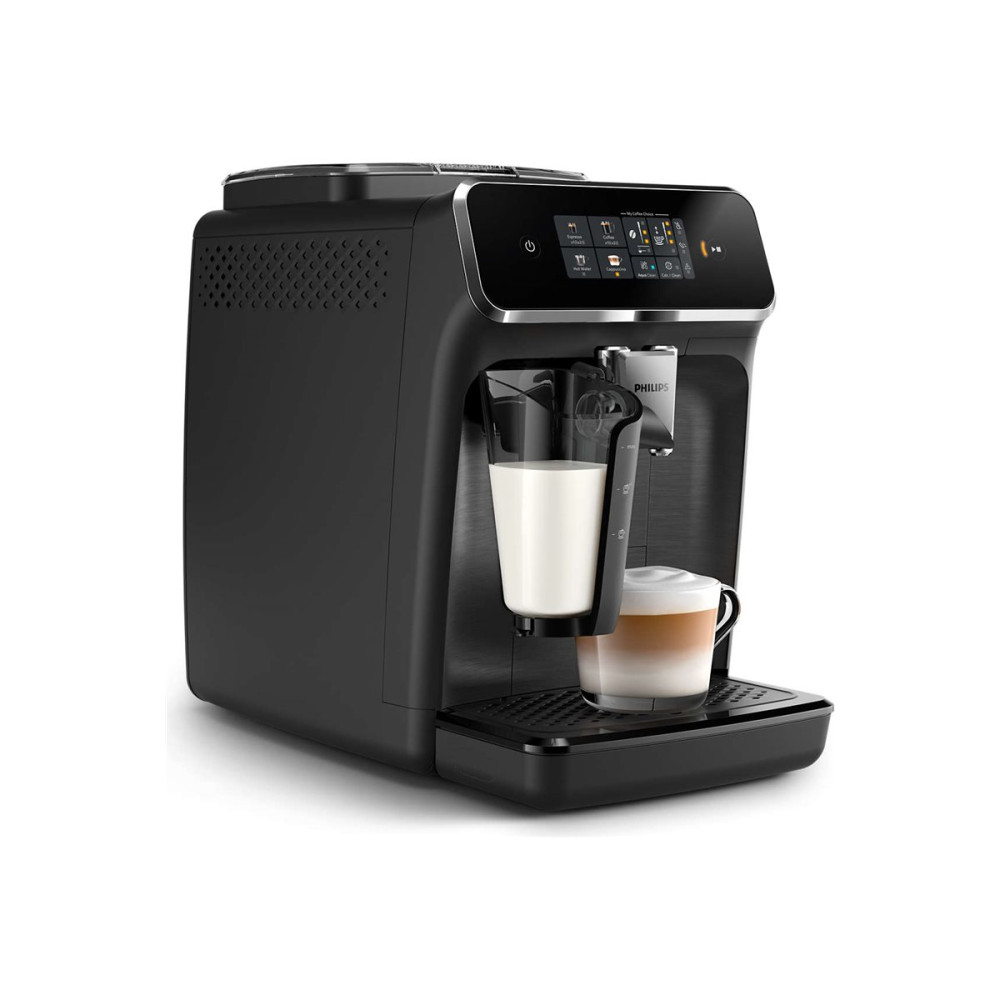 Produktbild för Philips Series 2300 EP2330 - automatisk kaffekokare med mjölkskummare - 15 bar - mattsvart