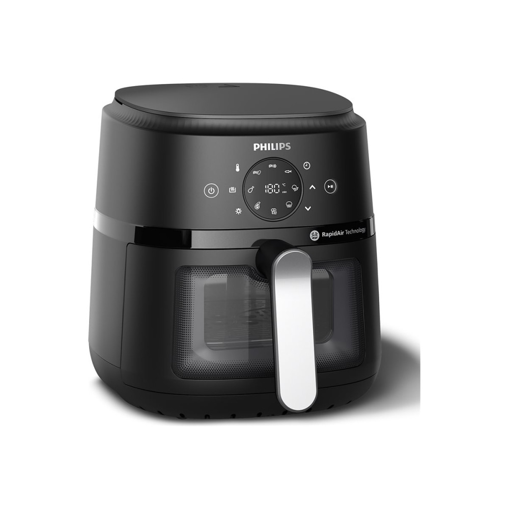 Produktbild för Philips 2000 Series NA221 - varmluftsfritös - svart/silver