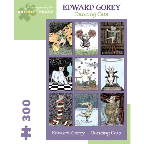 Pomegranate Communications Inc,US Edward Gorey Dancing Cats 300-Piece Jigsaw Puzzle