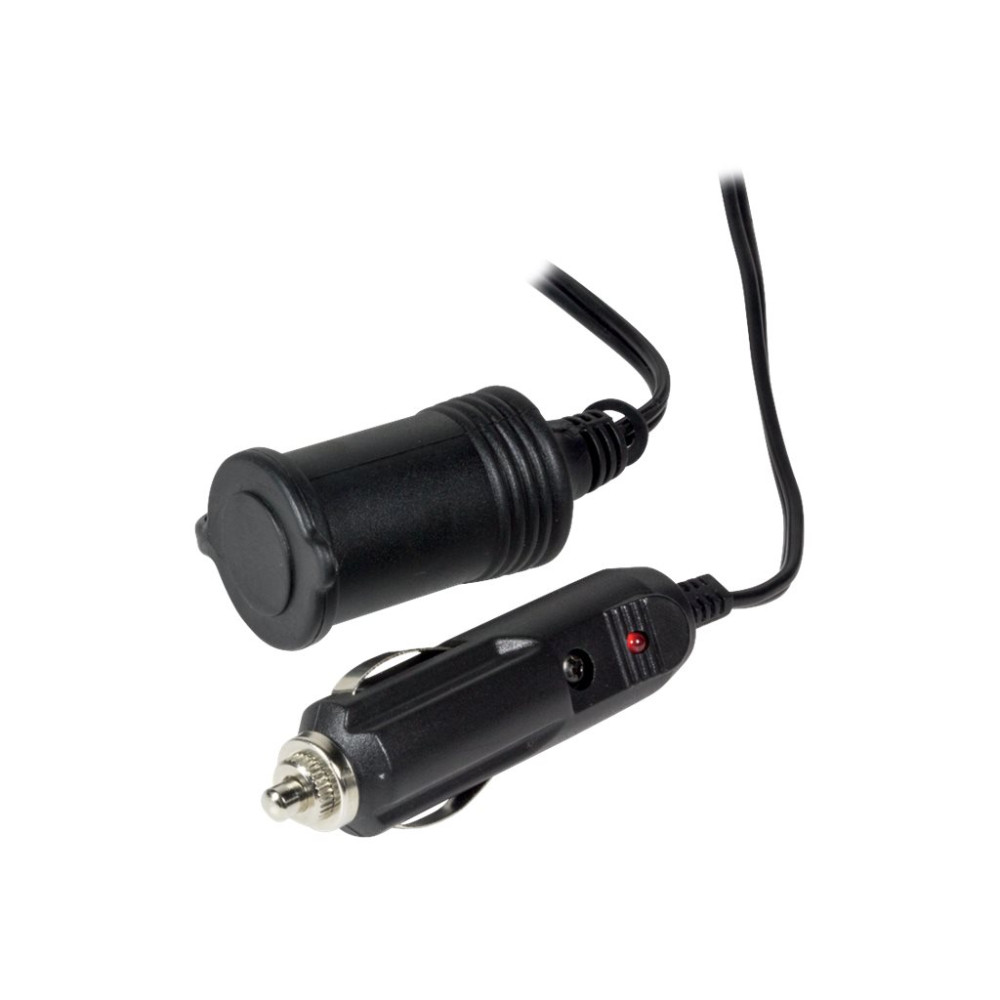 Produktbild för LogiLink - förlängningskabel för ström - automobile cigarette lighter till automobile cigarette lighter - 3 m
