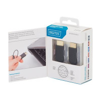 Produktbild för DIGITUS HDMI High Speed Connection Cable - HDMI-kabel med Ethernet - 2 m