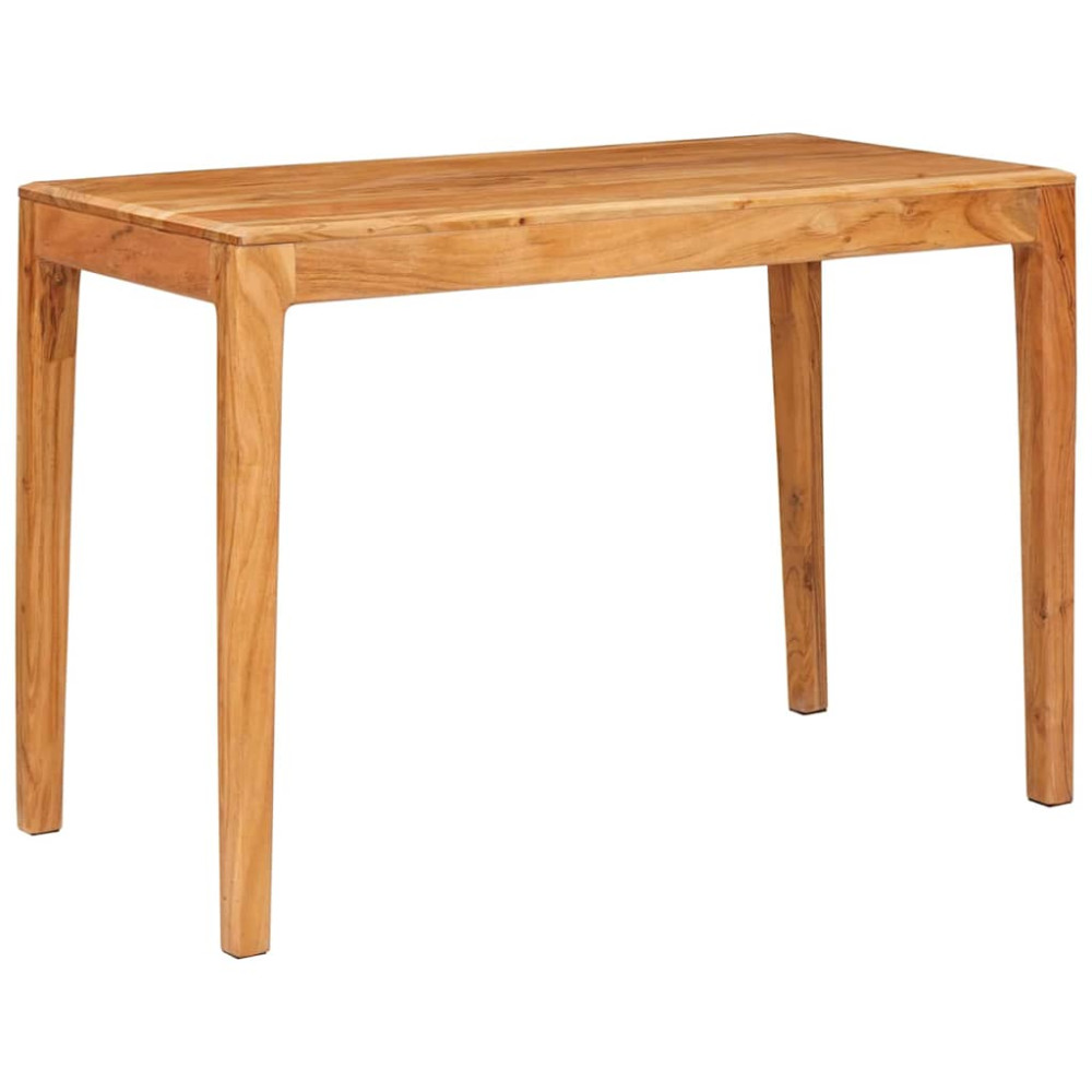 Produktbild för Matbord Brun 110 x 55 x 76 cm Massivt Akaciaträ