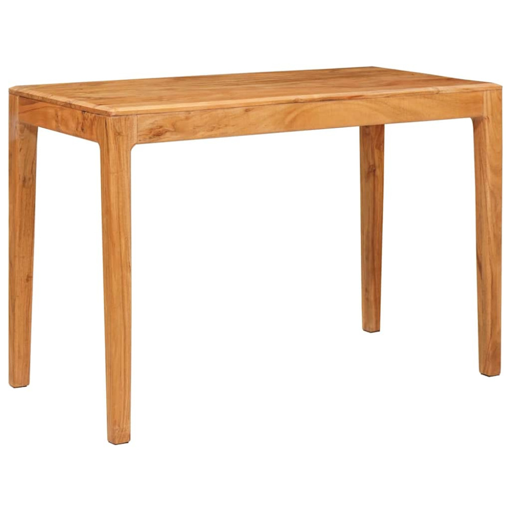 Produktbild för Matbord Brun 110 x 55 x 76 cm Massivt Akaciaträ