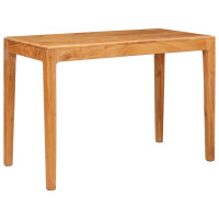 Produktbild för Matbord Brun 110 x 55 x 76 cm Massivt Akaciaträ