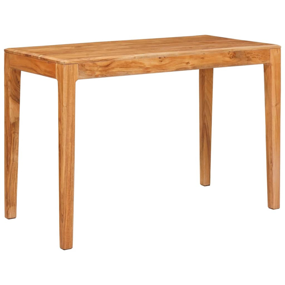 Produktbild för Matbord Brun 110 x 55 x 76 cm Massivt Akaciaträ