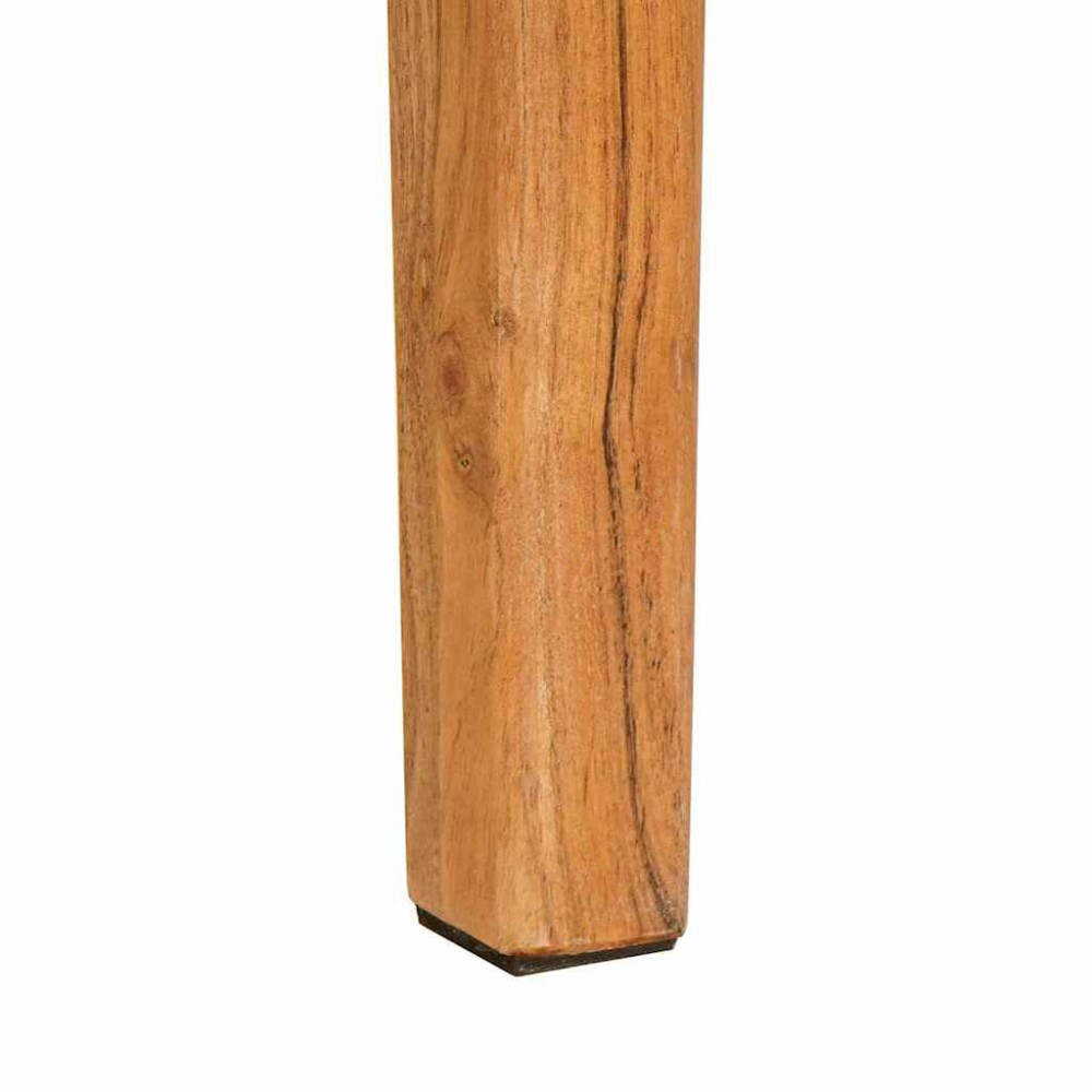 Produktbild för Matbord Brun 110 x 55 x 76 cm Massivt Akaciaträ