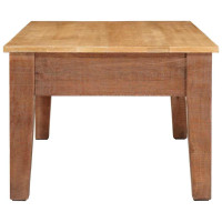 Produktbild för Kaffeebord med låda Brun 110 x 55 x 40 cm Massivt mangoträ