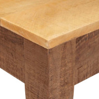 Produktbild för Kaffeebord med låda Brun 110 x 55 x 40 cm Massivt mangoträ