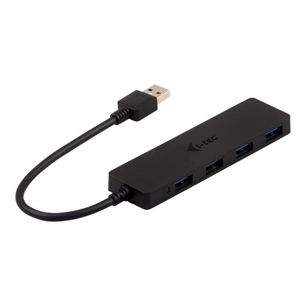 Produktbild för i-Tec USB 3.0 Slim Passive HUB - hubb - 4 portar