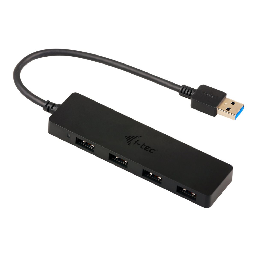 Produktbild för i-Tec USB 3.0 Slim Passive HUB - hubb - 4 portar