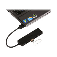 Produktbild för i-Tec USB 3.0 Slim Passive HUB - hubb - 4 portar