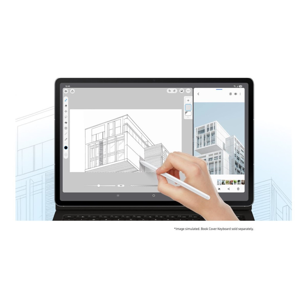 Produktbild för Samsung Galaxy Tab S10 FE+ - surfplatta - Android - 256 GB - 13.1" - 3G, 4G, 5G - tjänst ingår ej