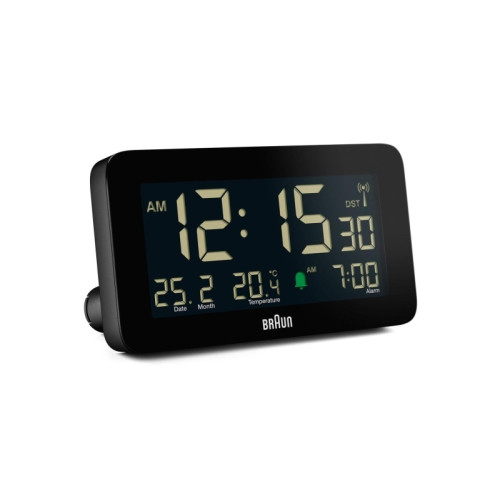 Braun Braun BC10B-DCF, Digital väckarklocka, Rektangel, Svart, 12/...