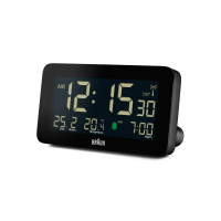 Produktbild för Braun BC10B-DCF, Digital väckarklocka, Rektangel, Svart, 12/...