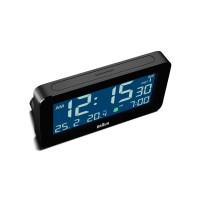 Produktbild för Braun BC10B-DCF, Digital väckarklocka, Rektangel, Svart, 12/...
