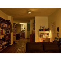 Produktbild för Philips - LED-spotlight - GU10 - 6.2 W - varmt vitt ljus - 2200-2700 K