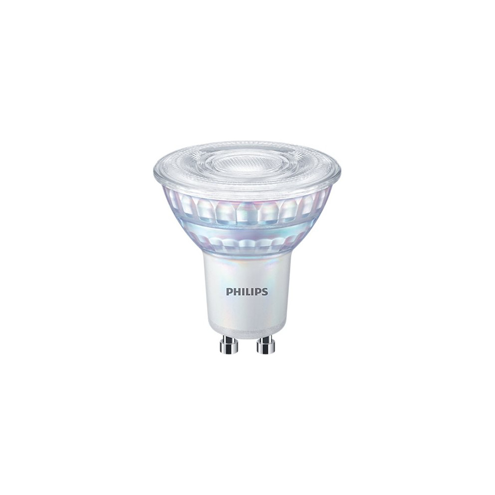 Produktbild för Philips - LED-spotlight - GU10 - 6.2 W - varmt vitt ljus - 2200-2700 K