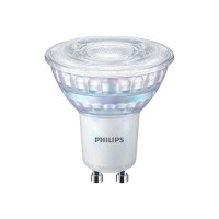 Produktbild för Philips - LED-spotlight - GU10 - 6.2 W - varmt vitt ljus - 2200-2700 K