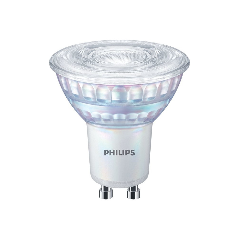 Produktbild för Philips - LED-spotlight - GU10 - 6.2 W - varmt vitt ljus - 2200-2700 K