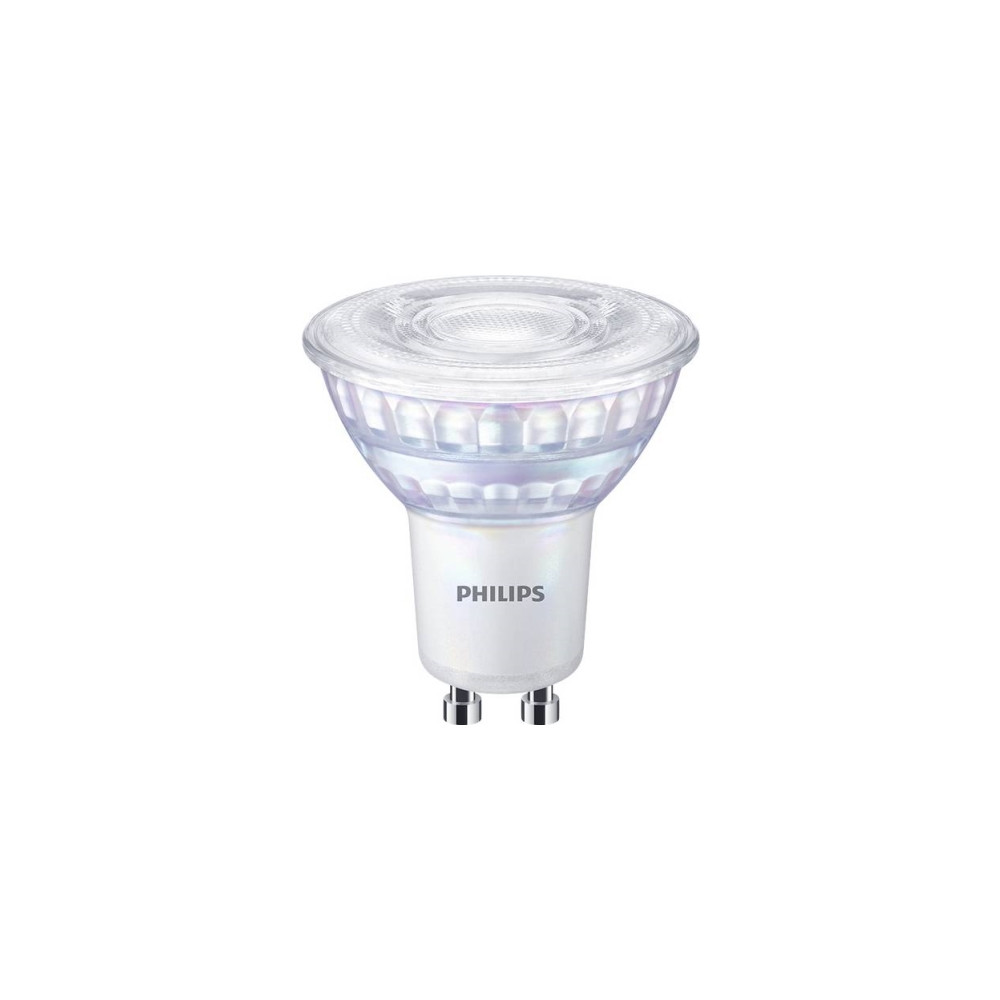 Produktbild för Philips - LED-spotlight - GU10 - 6.2 W - varmt vitt ljus - 2200-2700 K
