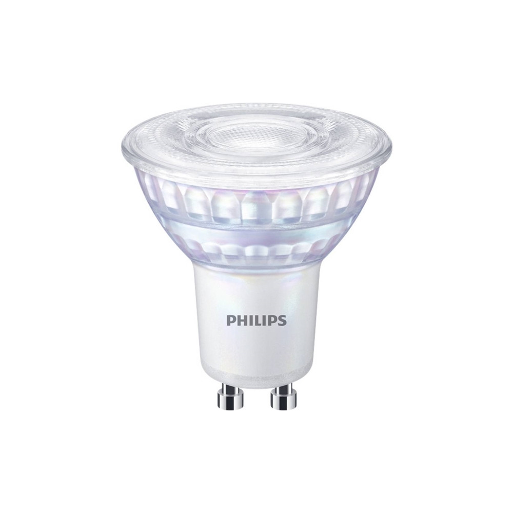 Produktbild för Philips - LED-spotlight - GU10 - 6.2 W - varmt vitt ljus - 2200-2700 K