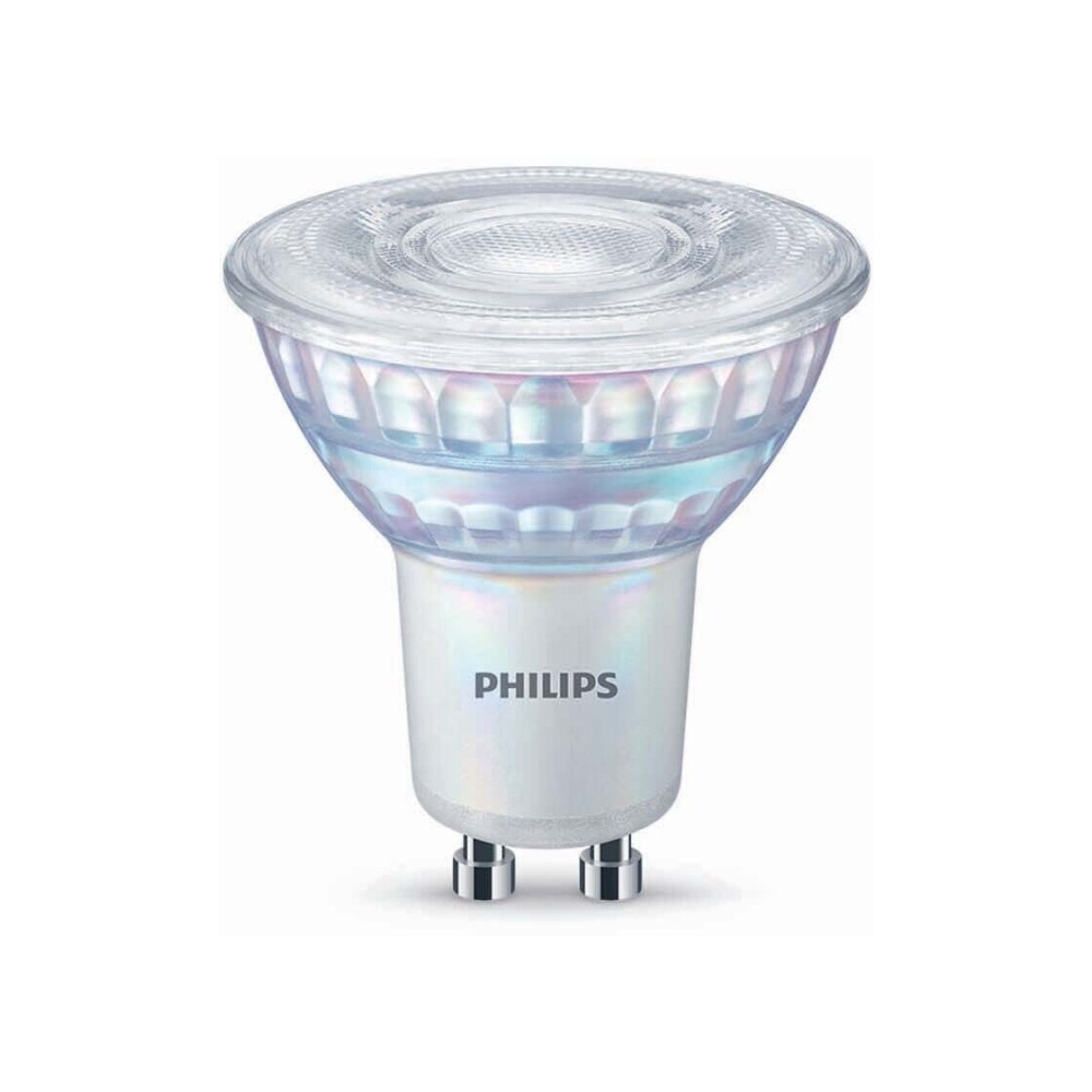 Produktbild för Philips - LED-spotlight - GU10 - 6.2 W - varmt vitt ljus - 2200-2700 K