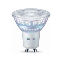 Produktbild för Philips - LED-spotlight - GU10 - 6.2 W - varmt vitt ljus - 2200-2700 K
