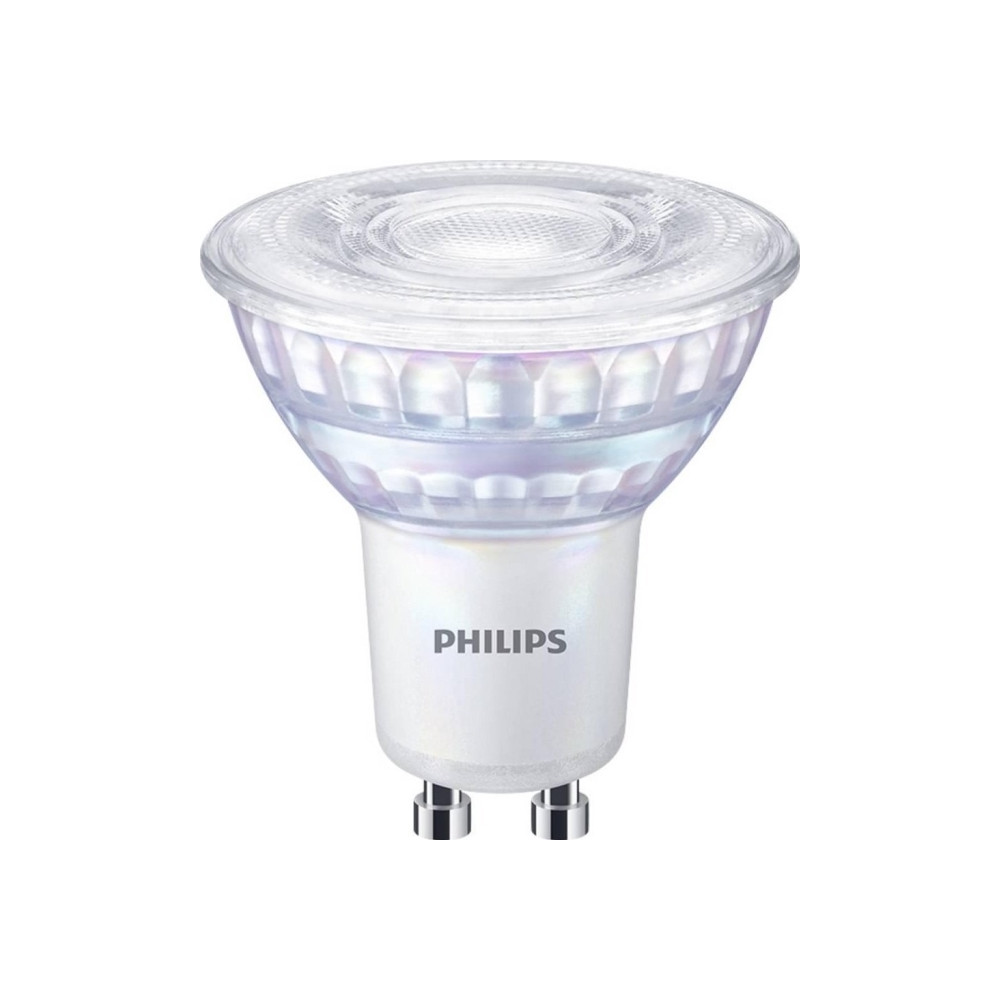 Produktbild för Philips - LED-spotlight - GU10 - 6.2 W - varmt vitt ljus - 2200-2700 K