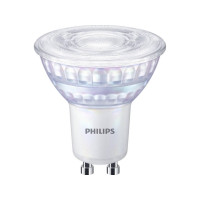 Produktbild för Philips - LED-spotlight - GU10 - 6.2 W - varmt vitt ljus - 2200-2700 K