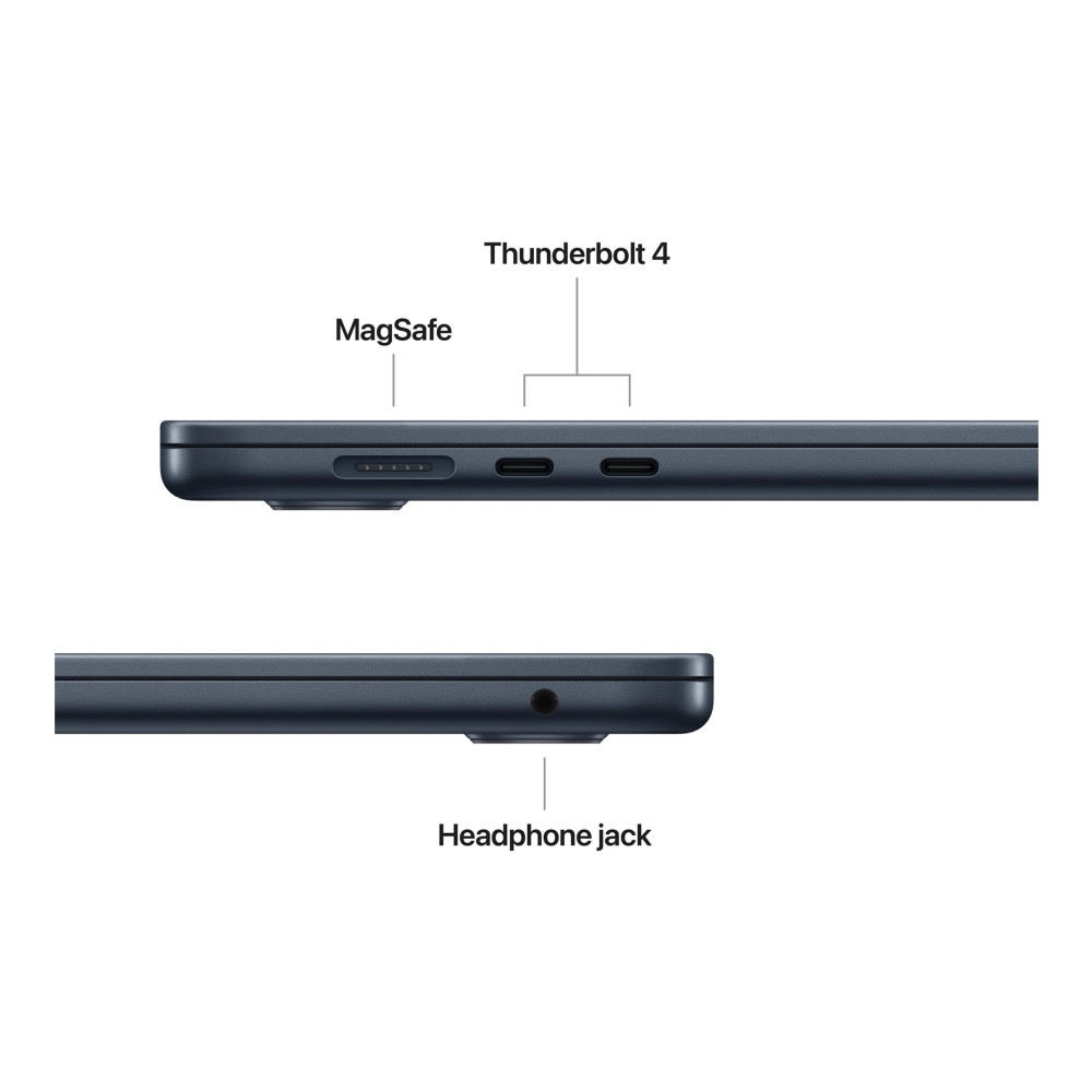 Produktbild för Apple MacBook Air - 15.3" - Apple M4 - 16 GB RAM - 256 GB SSD - dansk