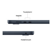 Produktbild för Apple MacBook Air - 15.3" - Apple M4 - 16 GB RAM - 256 GB SSD - dansk