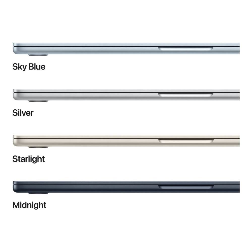 Produktbild för Apple MacBook Air - 15.3" - Apple M4 - 16 GB RAM - 256 GB SSD - dansk