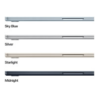 Produktbild för Apple MacBook Air - 15.3" - Apple M4 - 16 GB RAM - 256 GB SSD - dansk