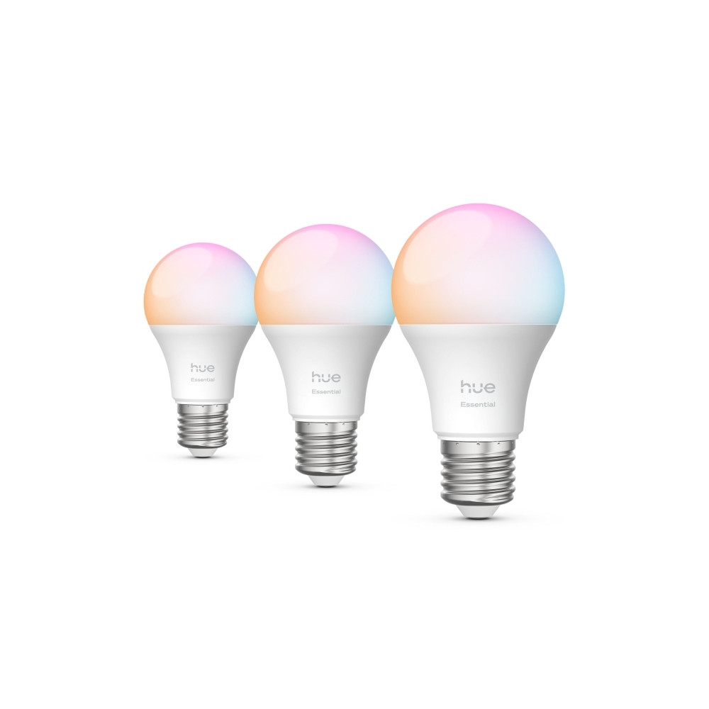 Produktbild för Philips Hue White and Color Ambiance 800 - LED - E27 - 8 W - 2200-6500 K (paket om 3)