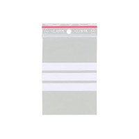 Produktbild för Lynlåspose Grippie 70x100mm T-60 m/skrivefelt (karton á 1000...