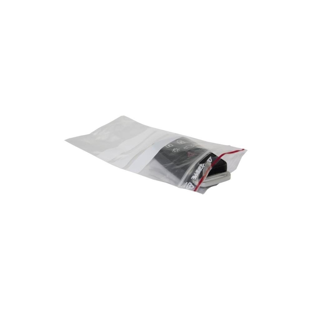 Produktbild för Lynlåspose Grippie 70x100mm T-60 m/skrivefelt (karton á 1000...