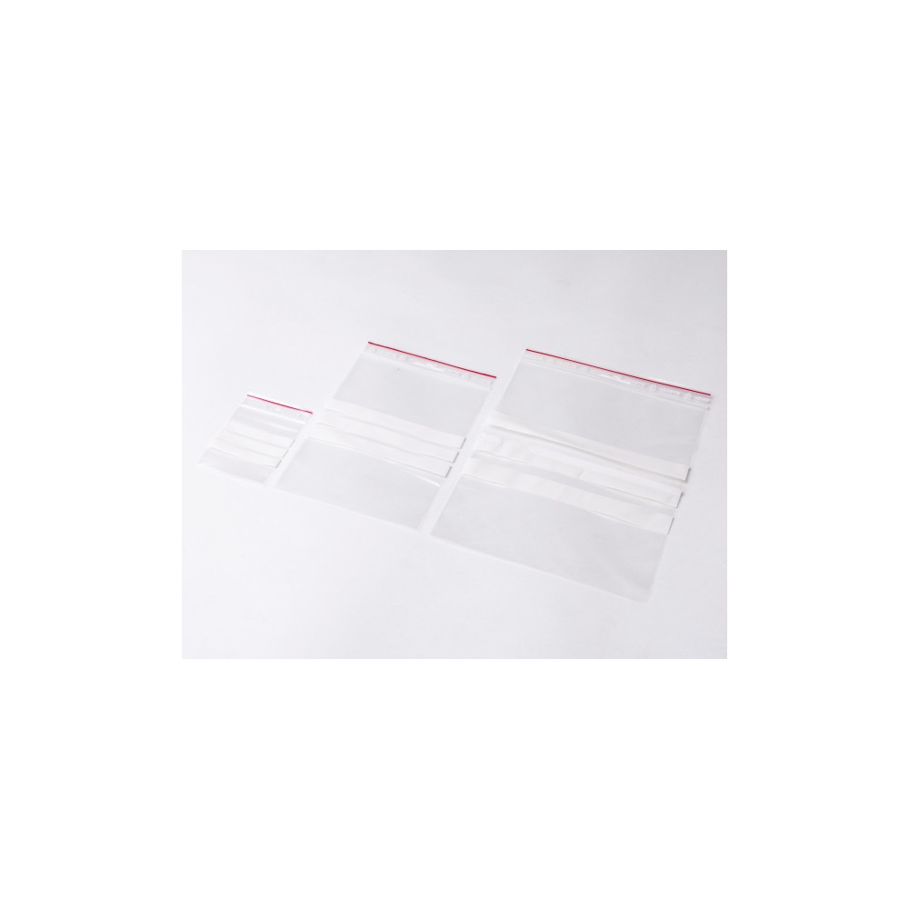 Produktbild för Lynlåspose Grippie 70x100mm T-60 m/skrivefelt (karton á 1000...