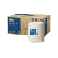 Produktbild för Aftørringspapir Tork M2 Basic centerfeed 1-lags hvid 300m