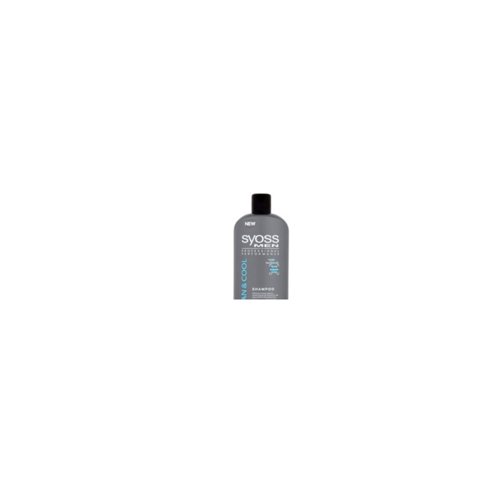 Produktbild för SYOSS_Men Clean &amp Cool Shampoo for normal and fast oily h...