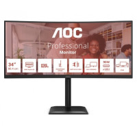 Produktbild för AOC CU34E4CV - LED-skärm - böjd - 34" - HDR