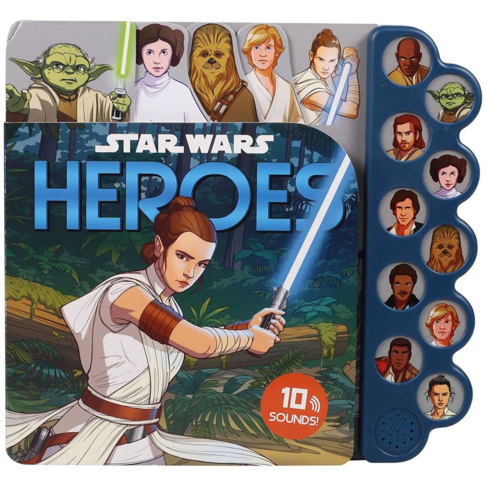 Produktbild för Star Wars Heroes sound book (bok, kartonnage, eng)